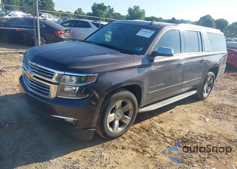 2015 Chevrolet Suburban 1500 Ltz из США, поврежденный, VIN 1GNSCKKC5FR506986